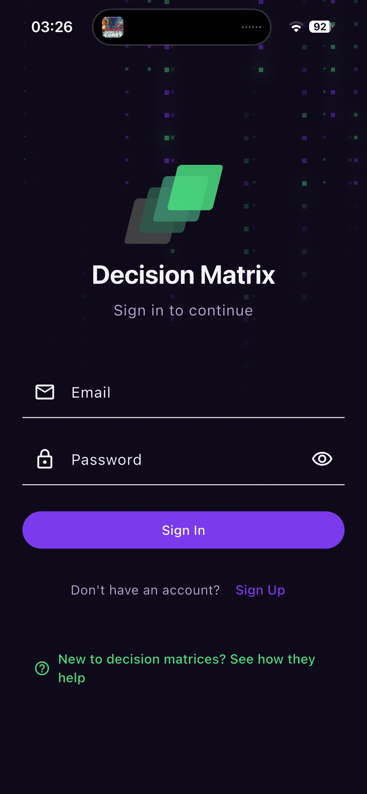 Decision Matrix screenshot 1